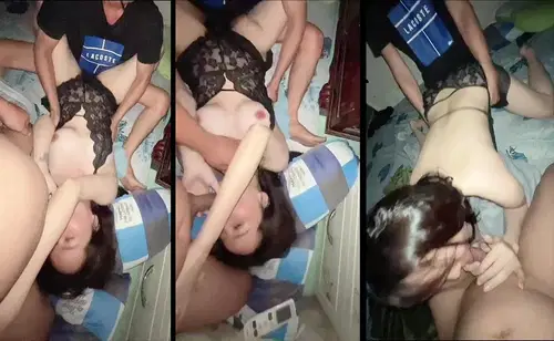 Vợ bạn cực phẩm threesome em ngay trong phòng ngủ của vợ chồng